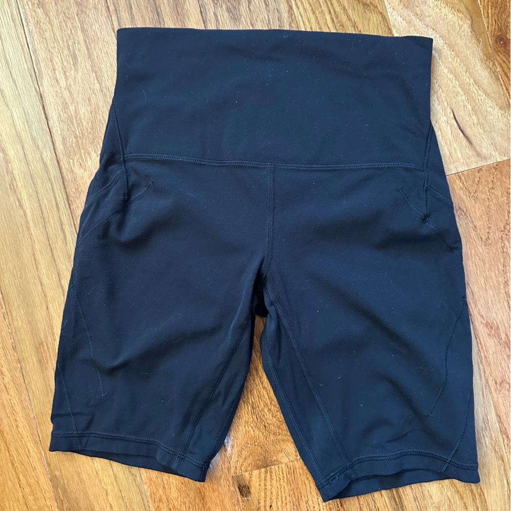 lululemon Black Biker Shorts